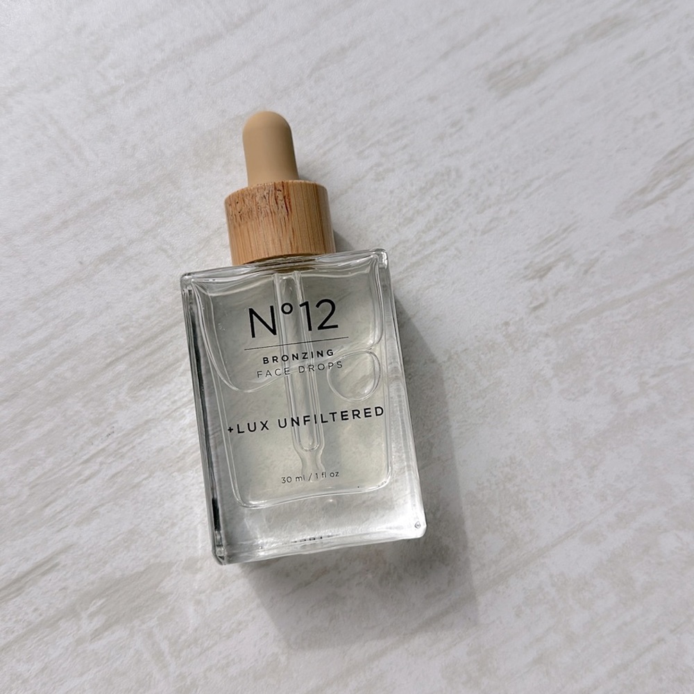 Lux Unfiltered bronzing face drops no 12